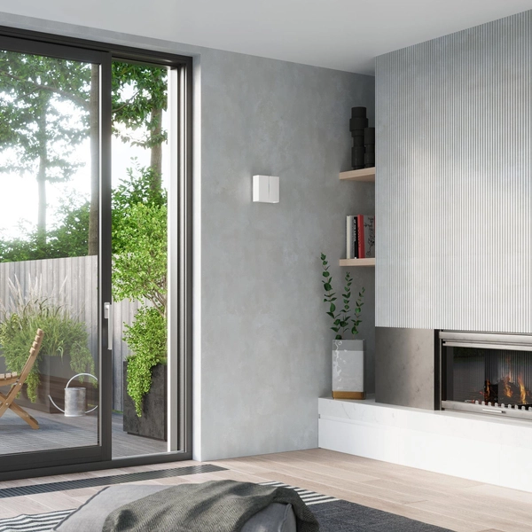 Kinkiet LAMPA ścienna SL.0375 kwadratowa OPRAWA kostka cube biała