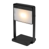Lampa solarna do ogrodu Saulio 2418035003 LED 3,5W 3000K IP44 czarna