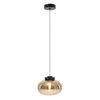 Wisząca lampa nad stół Moonstone P0518 Maxlight bursztynowa biała