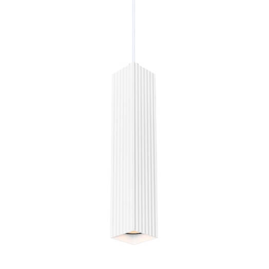 Metalowa lampa wisząca Tecno PND-37492-1-WH Italux zwis sopel biała