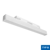 Podłużna lampa magnetyczna do szyn 1138 Domeno LED 12W 3000K biała