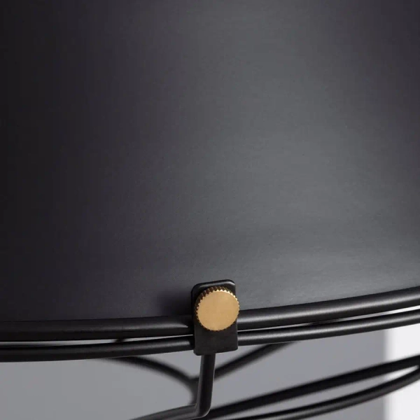 Loftowa wisząca lampa Patrone ABR-RRP-SZ-E27 retro metalowa czarna