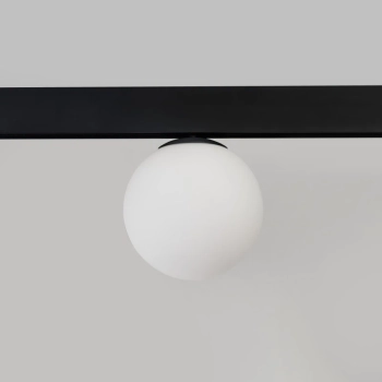 Jednoobwodowa sufitowa lampa ALFA czarna biała AZ7098 LED 10W 3000K kulista