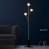 Podłogowa lampa hampton L&-196693 Light& gałązki balls mosiądz czarna