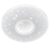 Dekoracyjna LAMPA sufitowa VEN P-6060/48 dekoracyjna OPRAWA plafon LED 74W z efektem gwiazd biały