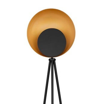 Podłogowa lampa na trójnogu CATIAMAR LE44958 LED 12W 3000K czarny złoty