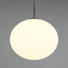 Wisząca lampa nad stół FOMENTO 363100132 Trio kula metalowa czarny biały