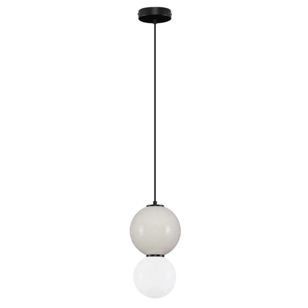 Wisząca lampa okrągła JORELIA LE45250 LED 6W 3000K szklana szara biała