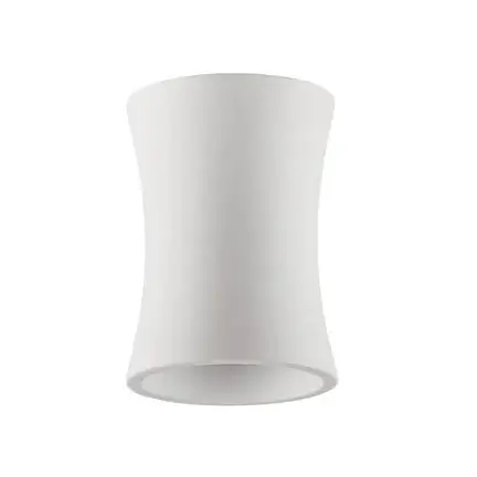Nasufitowa lampa betonowa BELVIRO LE45296 tubka do jadalni biała