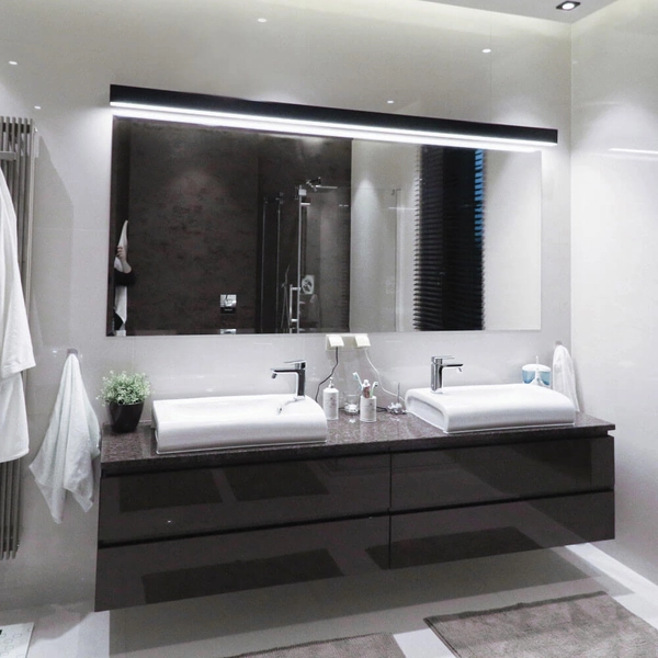 Kinkiet natynkowy Lupinus 6115015203-1 Elkim LED 56W 4000K liniowy czarny