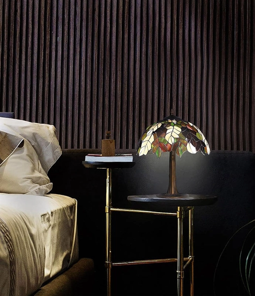 Stojąca lampa Farina K-G161420 witraż na stół multikolor