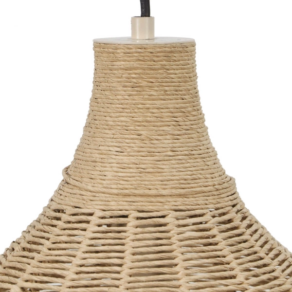 Salonowa lampa wisząca JANNE 366790136 pleciona japandi beżowa