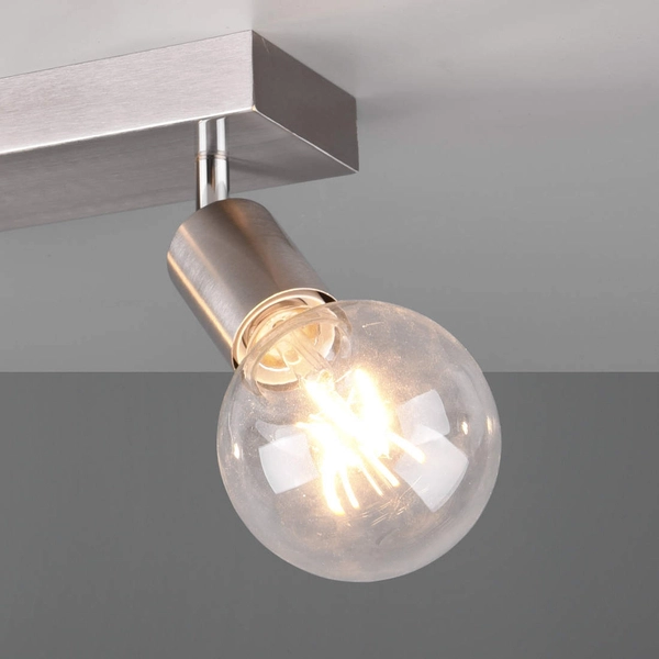 Sufitowa LAMPA loft VANNES R80182007 RL Light regulowana OPRAWA metalowy kinkiet reflektorki nikiel mat