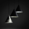 Lampa stożkowa wisząca CONO 10067 potrójna czarny