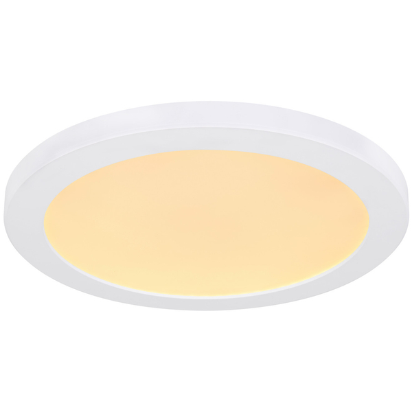 LAMPA sufitowa LASSE 12379-24W Globo metalowa OPRAWA okrągła LED 24W 3000K - 6500K plafon biały