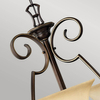 Antyczna lampa wisząca Cello HK-CELLO9 Hinkley metalowa brązowa