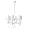 Żyrandol glamour Queen ST-7105-6S white Step pałacowy do salonu biały