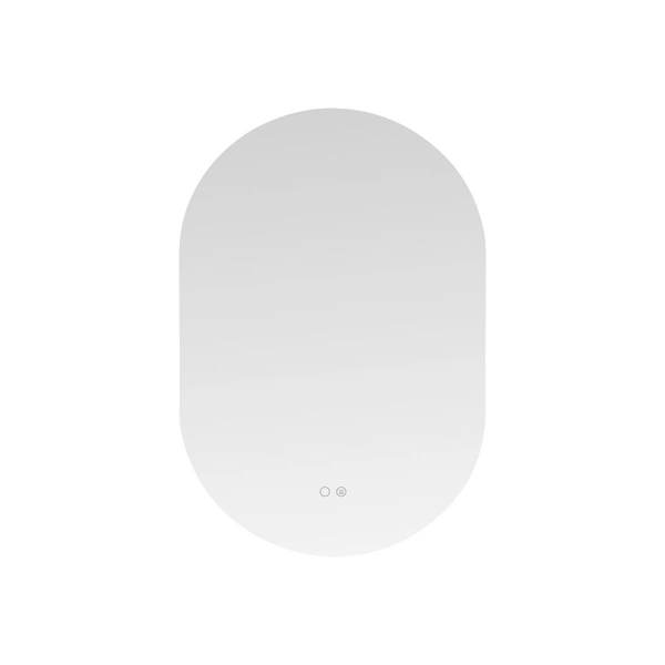 Podgrzewane lustro owalne D3002 LED 24W zmienna barwa IP44 przezroczyste