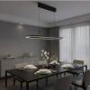 Lampa wisząca ściemnialna nowoczesna do jadalni LAYLA LED 60W 3000K AZ6758 czarna