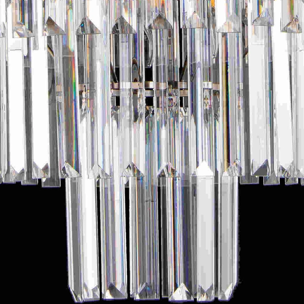 Żyrandol lampa wisząca VEN E1735/9 AB kryształowy na łańcuchu patyna