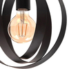 Nowoczesna lampa sufitowa Cortado 5359 metalowe pierścienie czarne