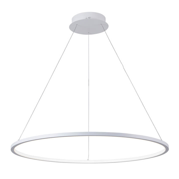 Salonowa lampa zwisowa Vinola PND-56135B-060RPC-WH-3KS4K-TRDIMM Italux LED 38W 3000-4000K biała