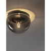 Sufitowa lampa szklana NUNLENA LE45189 na korytarz czarna