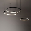 Lampa wisząca do salonu ring Circolo 10817 Nowodvorski LED 45W 3000K czarna