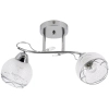 Lampa sufitowa 2982/2 8C z witrażowymi kloszami chrom