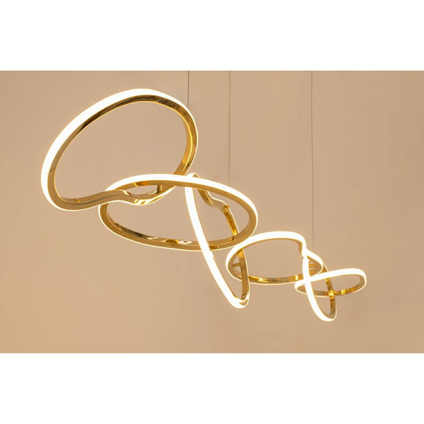 Wisząca lampa LED Jazz MSE1501100185 Moosee 75W 3000K nieregularna złota