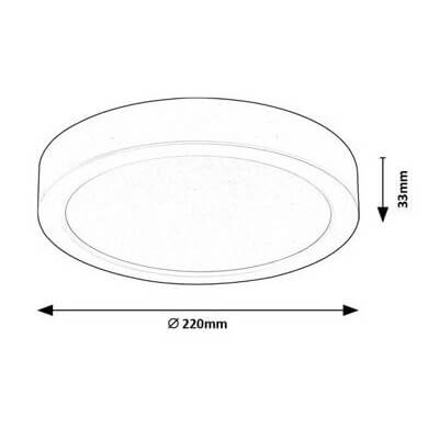 Lampa sufitowa okrągła SHAUN2 71206 LED 24W 3000K oczko białe