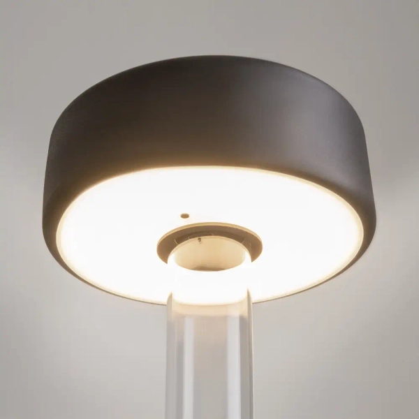Szklana lampa nocna AI Colaboration MOD229TL-L3B3K1 LED 3W 2200-4000K czarna