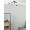 Molekułowa sufitowa lampa Izzy  IZZ0650-07 do sypialni kule chrom