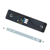 Regulowana LAMPA sufitowa SNOW LP-731/2W BK Light Prestige reflektorowa OPRAWA metalowy plafon tuby natynkowe czarny
