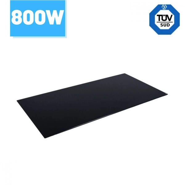 Panel grzewczy podczerwień PG800 Grzejnik IR 60x120cm 800W 16 - 20m2 czarny
