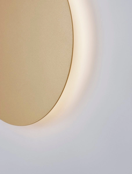 Pokojowa lampa ścienna Chica circle do holu LED 22,5W 3000K złota