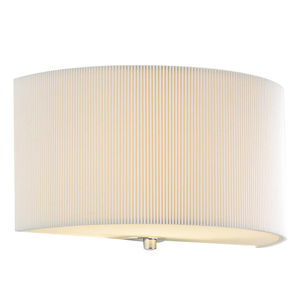 Materiałowa lampa ścienna Zaragoza ZAR0133 Dar Lighting abażur kremowy