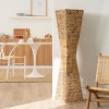 Podłogowa lampa Boho ABR-LP2-BH-E27 Abruzzo włókno naturalne brązowa