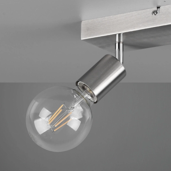 Sufitowa LAMPA loft VANNES R80182007 RL Light regulowana OPRAWA metalowy kinkiet reflektorki nikiel mat
