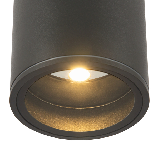 Spot sufitowy Bar O306CL-L7GF Maytoni LED 7W 3000K tuba IP65 czarna