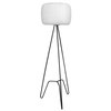 Modernistyczna lampa podłogowa TRIPOD F0052 Maxlight metal czarna biała