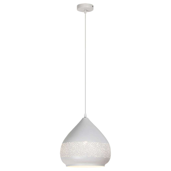 LAMPA wisząca KAIA 2279 Rabalux ażurowa OPRAWA zwis vintage biały
