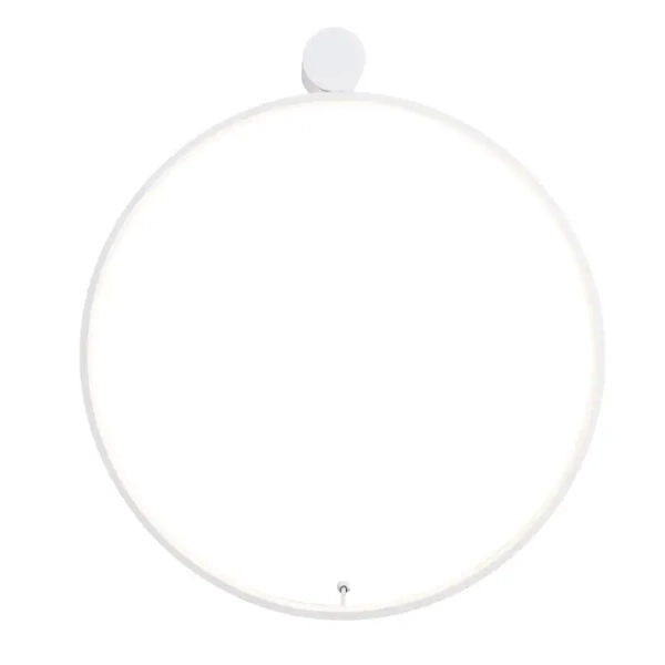 Minimalistyczna lampa ścienna VISUAL W0436 1xLED 22W 3000K IP44 pierścień