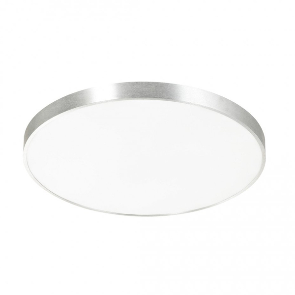 Minimalistyczna lampa sufitowa Sierra LED 60W 4000K do holu srebrna