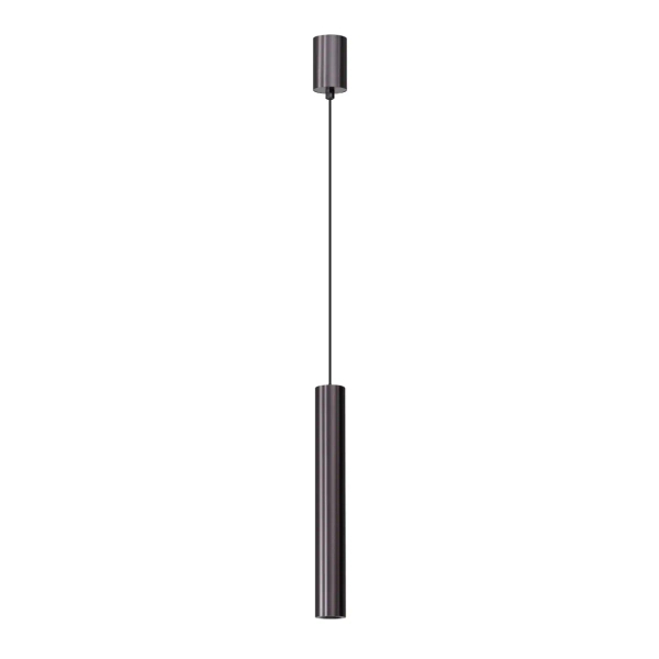 Lampa wisząca tubka ANGOLA AZ7168 LED 12W 3000K podłużna tytanowa
