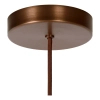 Wisząca lampa TOLEDO 74405/01/62 Lucide szklana miedziana bursztynowa