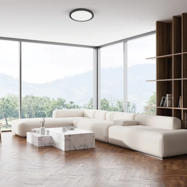 Regulowany plafon sufitowy Evora ML1787 LED 18W 3CCT okrągły biały