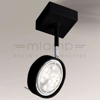 LAMPA sufitowa FUSSA 2218 Shilo regulowana OPRAWA reflektorowa SPOT metalowy jerry czarny
