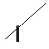 Kinkiet ścienny CASTOR czarny AZ7087 1xLED 6W 3000-6000K stick