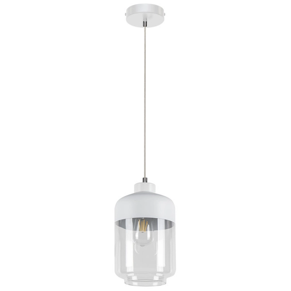 Skandynawska lampa wisząca AMARETTO 15790104 szklana przezroczysty czarny
